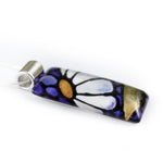 Load image into Gallery viewer, White Daisy Necklace - Rectangle Pendant
