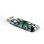 Load image into Gallery viewer, Green Butterfly Necklace - Rectangle Pendant
