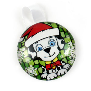 Paw Patrol Marshall Glass Ornament