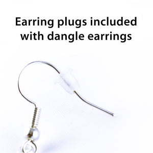 Present Christmas Dangle Earrings