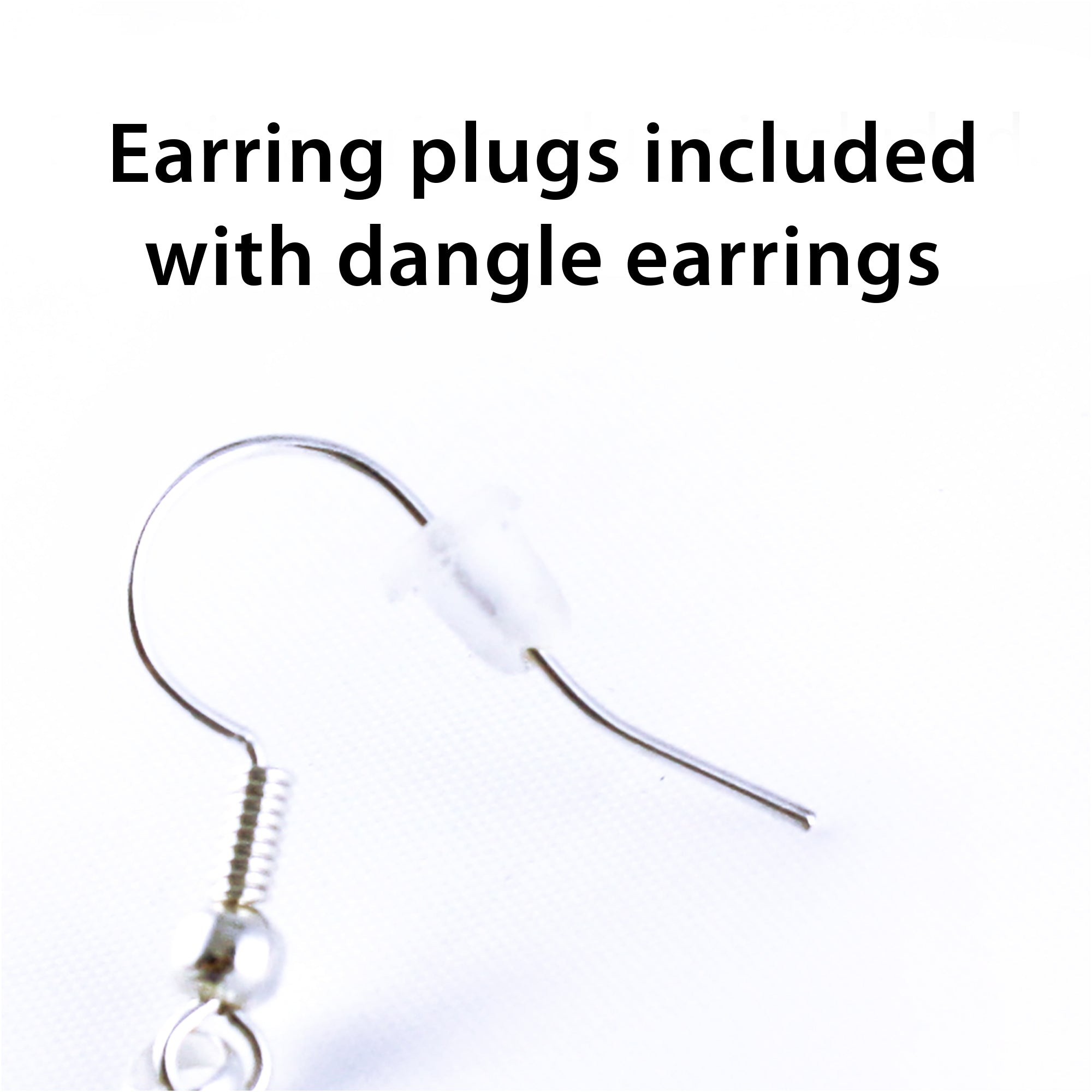 Red Peppermint Christmas Dangle Earrings