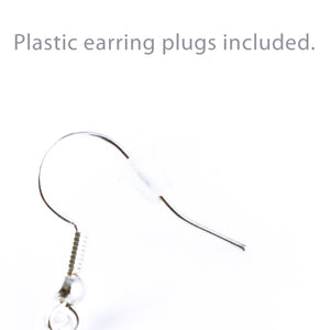 Pink Peony Dangle Earrings