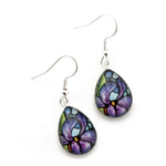Load image into Gallery viewer, Best Seller - Iris Flower Teardrop Earrings
