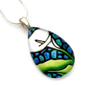 50% Off - Lily Flower Teardrop Necklace