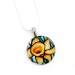 Load image into Gallery viewer, 50% Off - Daffodil Necklace - Circle Pendant

