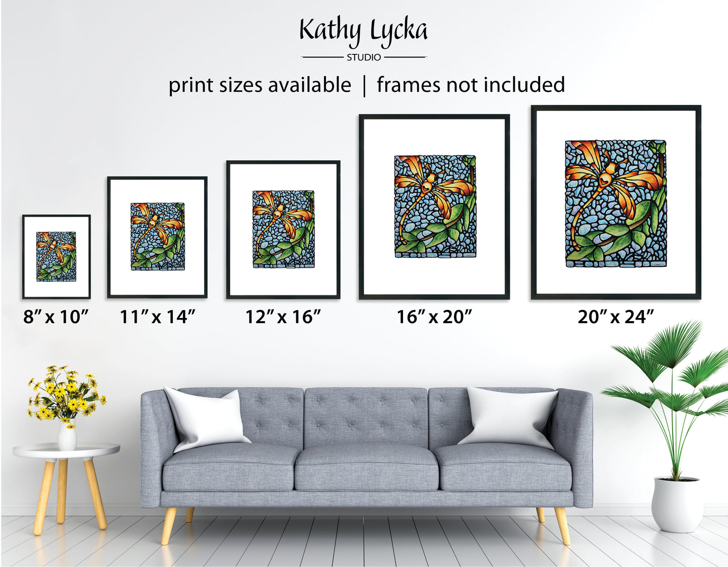 Chickadee Bird Wall Art Print