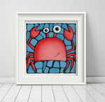 Load image into Gallery viewer, Crab Nursery Wall Art Print
