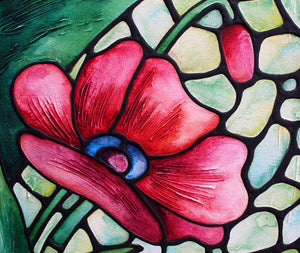 Poppy Painting 22 x 28 inch
