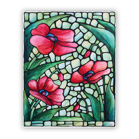 Poppy Painting 22 x 28 inch