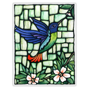 Hummingbird Original Painting 9 x 12 inch