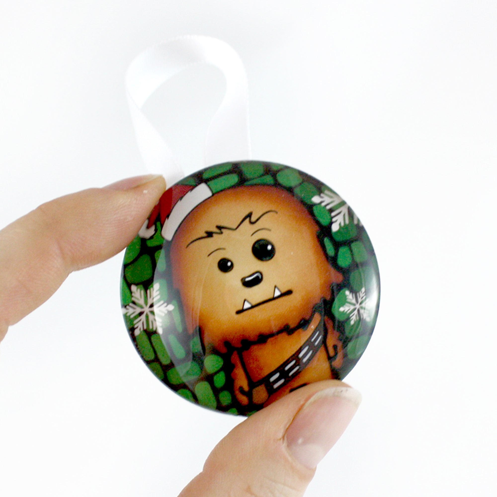 Chewbacca Glass Ornament