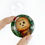 Load image into Gallery viewer, Chewbacca Glass Ornament
