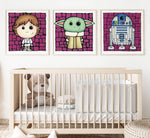 Load image into Gallery viewer, Cute Sci-Fi Set of 6 Nursery Wall Art Prints
