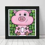 Load image into Gallery viewer, Pig Nursery Wall Art Print
