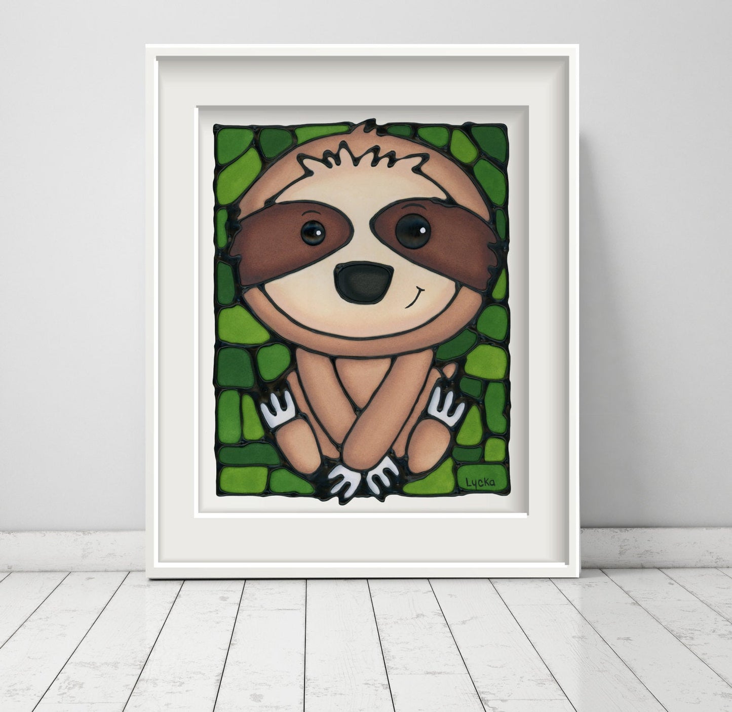 Sloth Nursery Wall Art Print