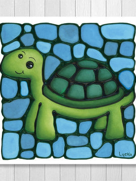 Turtle Nursery Wall Art Print