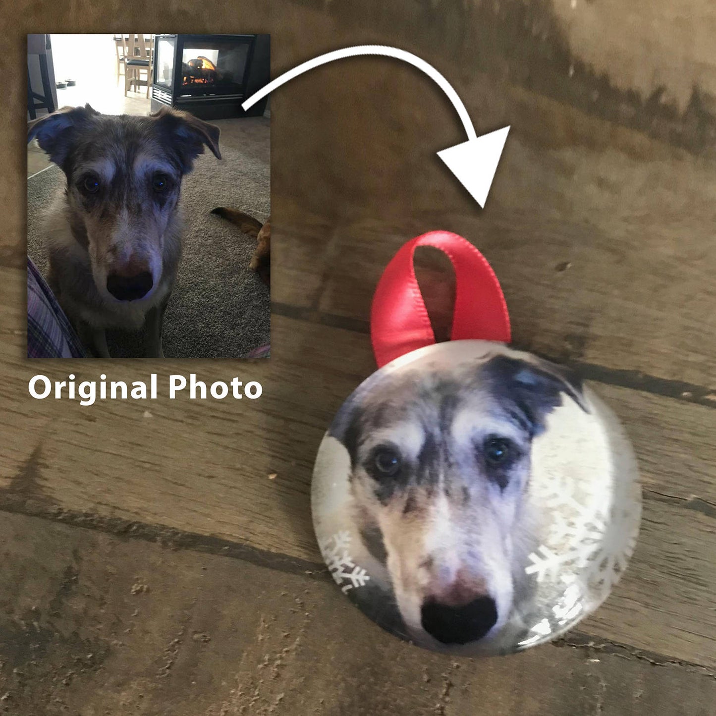 Custom Pet Photo Ornaments