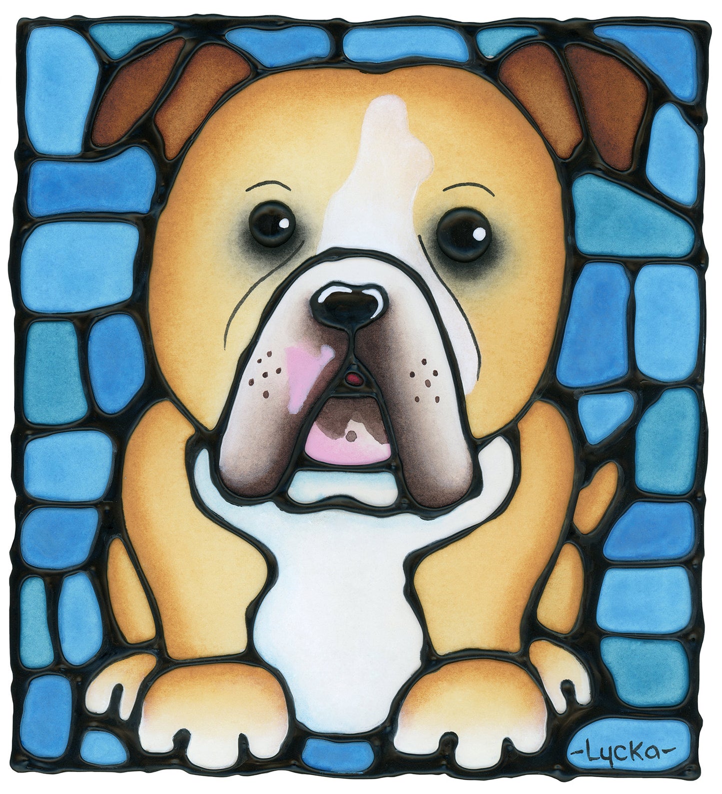 Custom Pet Portrait Painting With Name