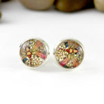 Load image into Gallery viewer, Yellow Dragonfly Stud Earrings
