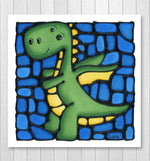 Load image into Gallery viewer, Dragon Nursery Wall Art Print
