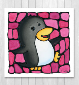 Penguin Nursery Wall Art Print