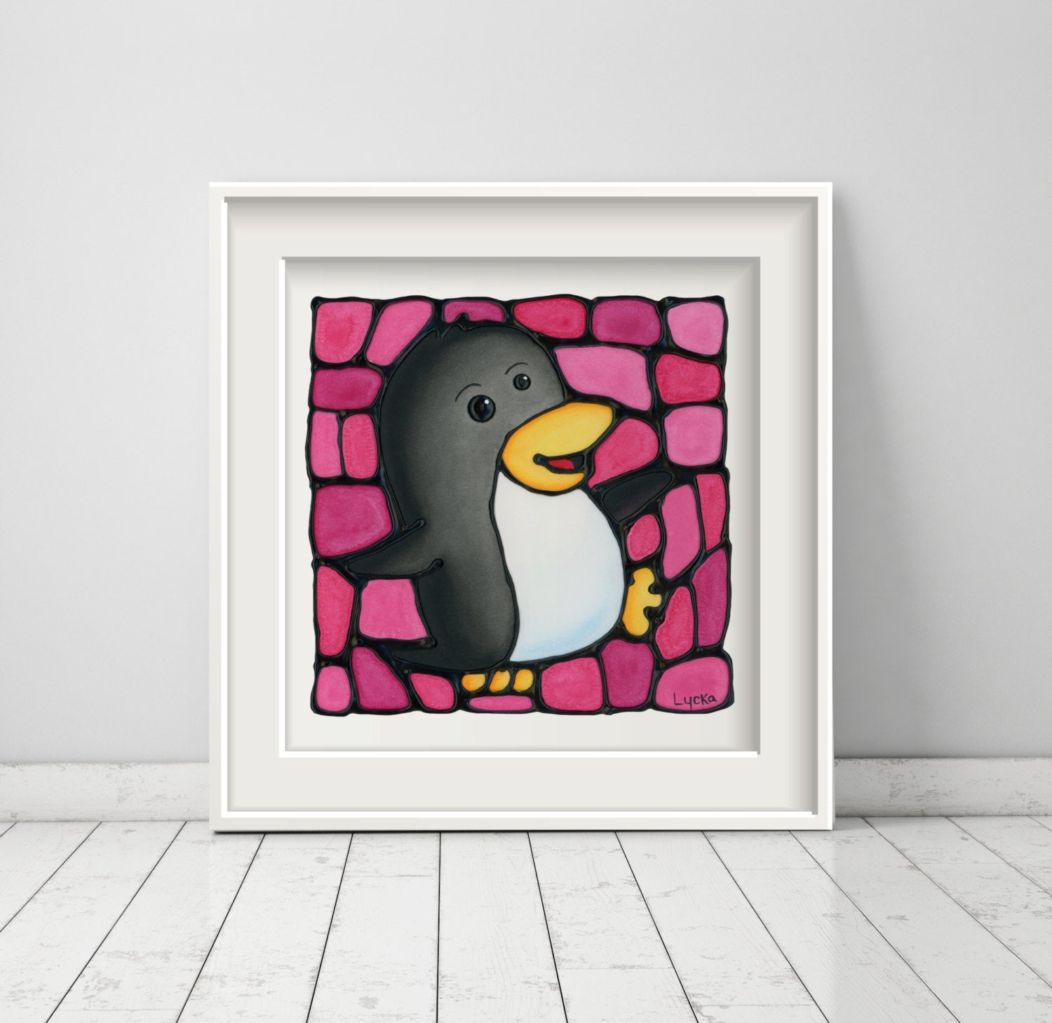 Penguin Nursery Wall Art Print