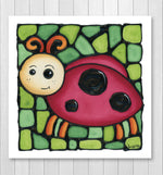 Load image into Gallery viewer, Ladybug Nursery Wall Art Print
