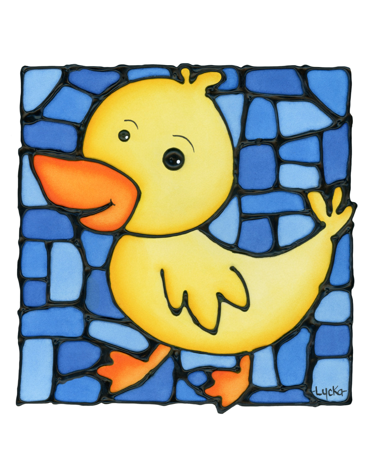 Duck Nursery Wall Art Print