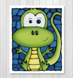 Load image into Gallery viewer, Lizard Nursery Wall Art Print
