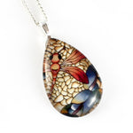 Load image into Gallery viewer, 50% Off - Autumn Dragonfly Teardrop Necklace

